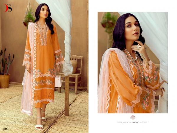 Deepsy Adans Libas Lawn 23 Cambric cotton Designer Pakistani Suit Collection